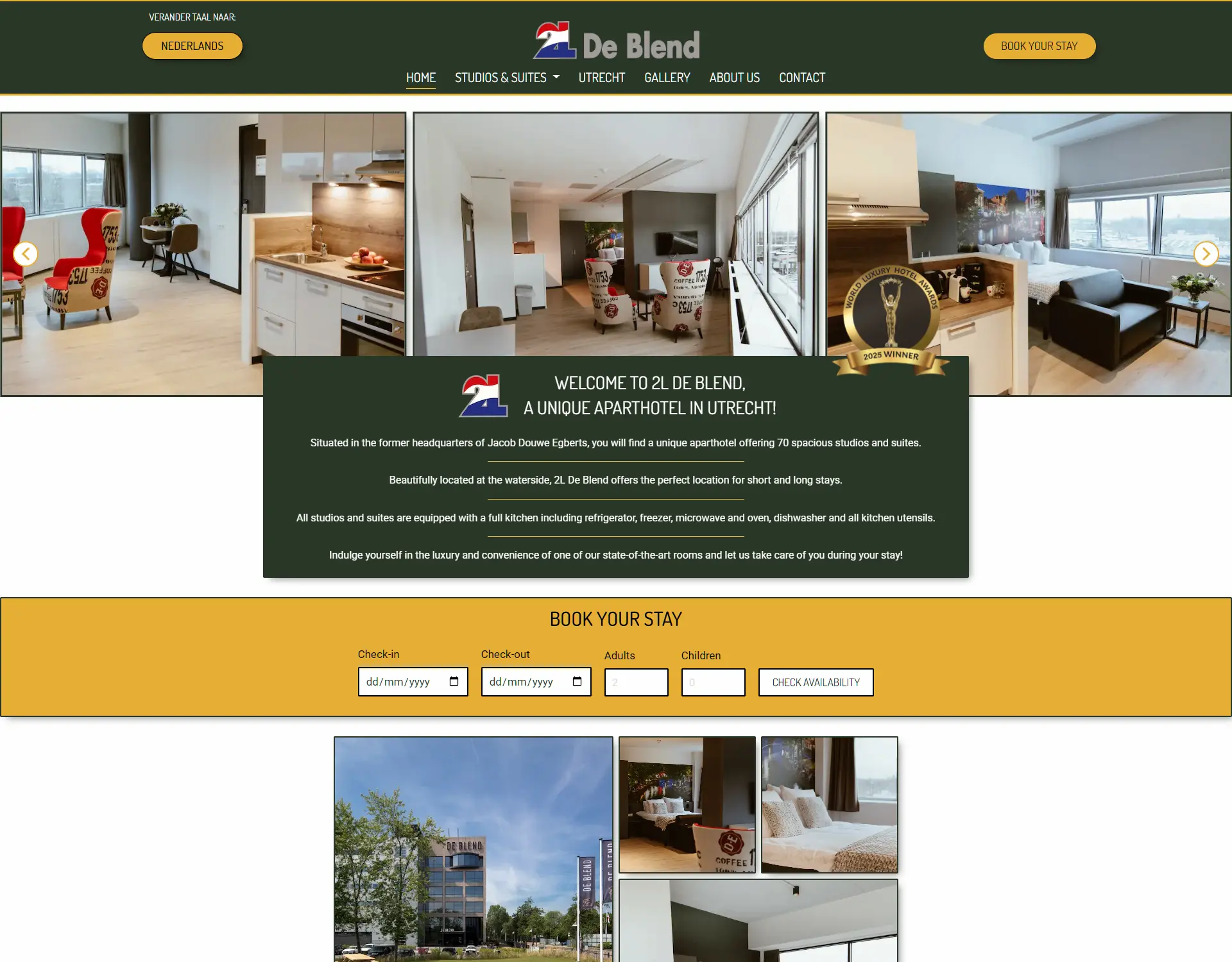 Indexpagina van 2L de Blend